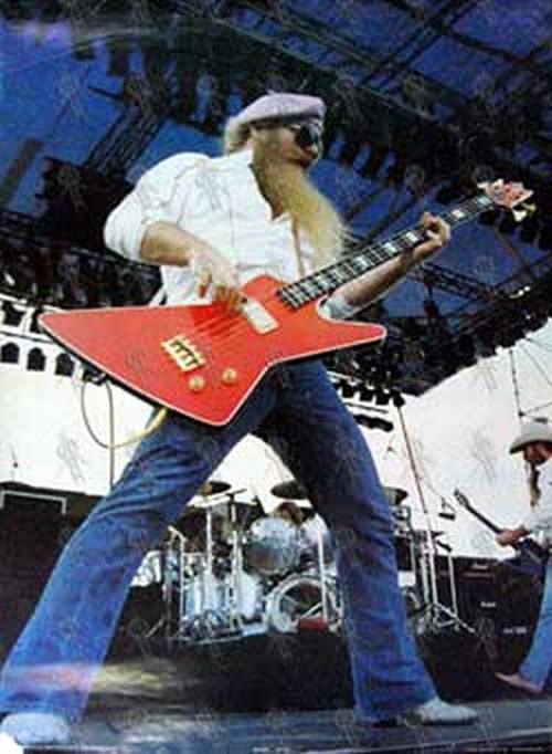 ZZ TOP - 'Dusty Hill' Live Poster - 1